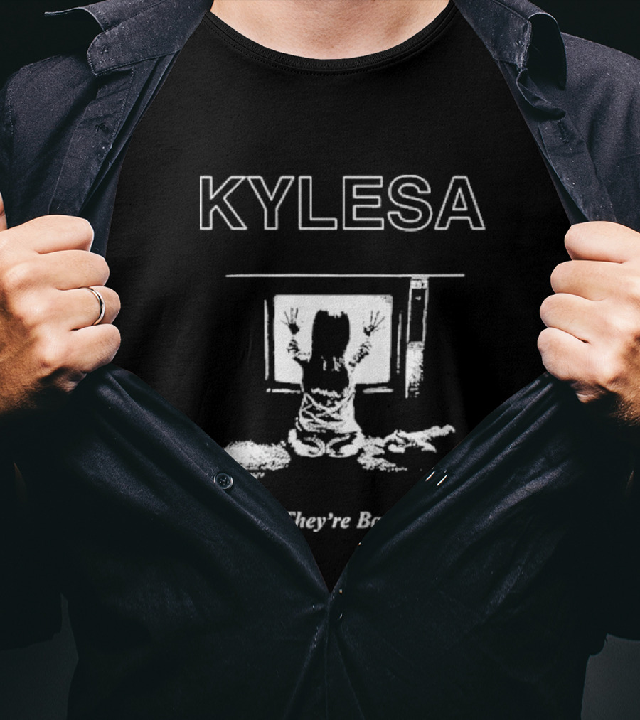 Kylesa They're Back Poltergeist Sitting Girl With Television T-Shirt