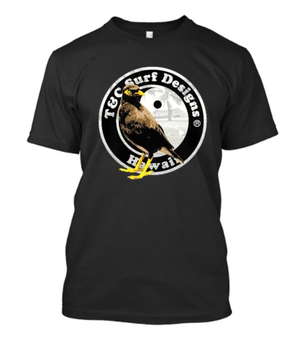 T&C Surf Designs Hawaii Myna Bird Circle T-Shirt