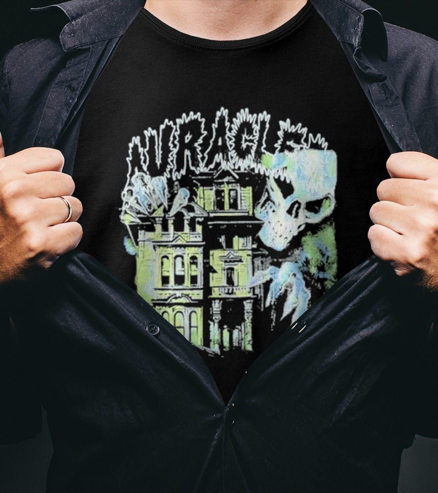 The Auracles Skeleton Haunted House Chris Brown T-Shirt