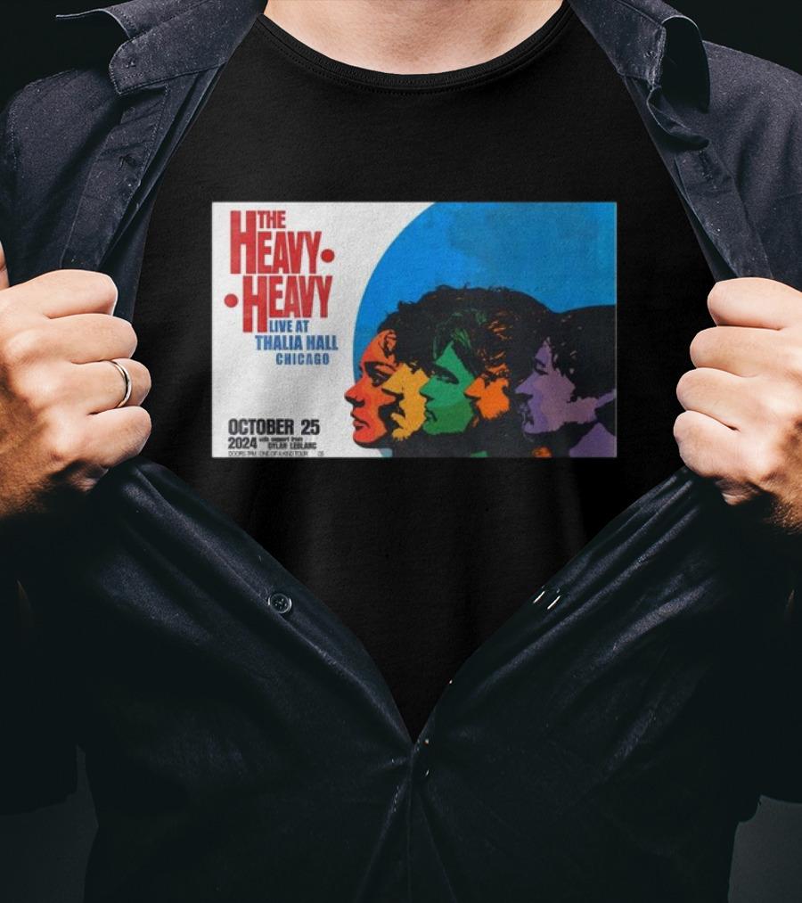 The Heavy Heavy Live At Thalia Hall Chicago October 25 T-Shirt