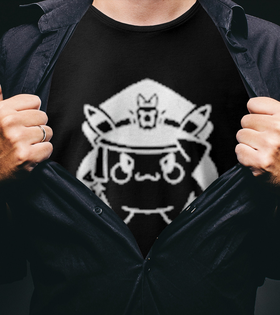 Pikachu Cadet Momo Emblem T-Shirt