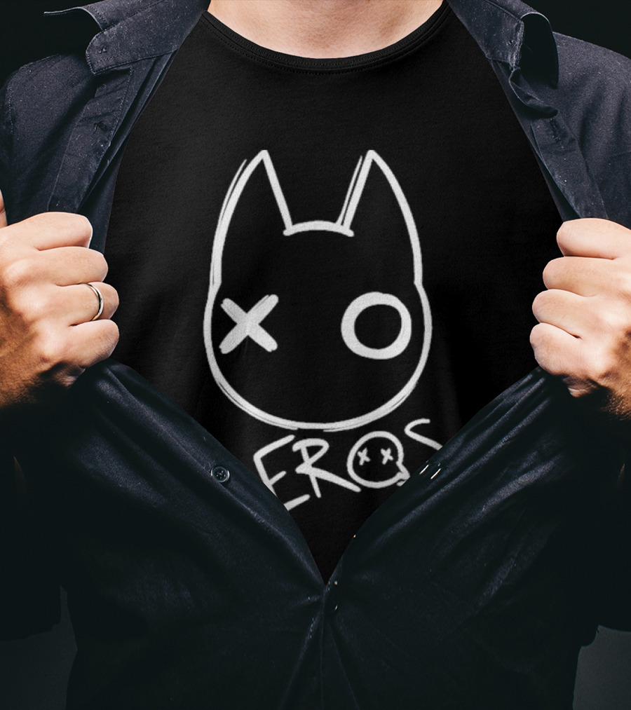 Neko Eros XO Cat Face T-Shirt