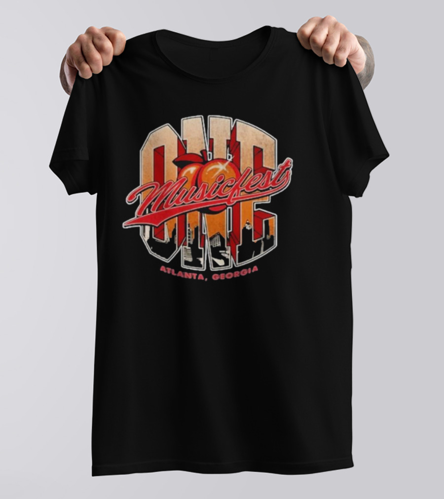 ONE Musicfest Big Peach ONE Atlanta Georgia T-Shirt