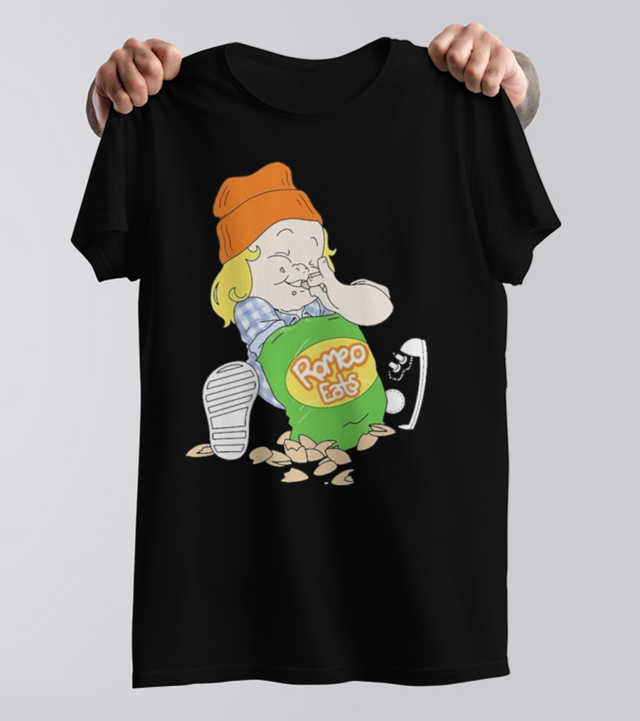 Romeo Eats Almonds Bag Toddler Sneaker Orange Hat T-Shirt