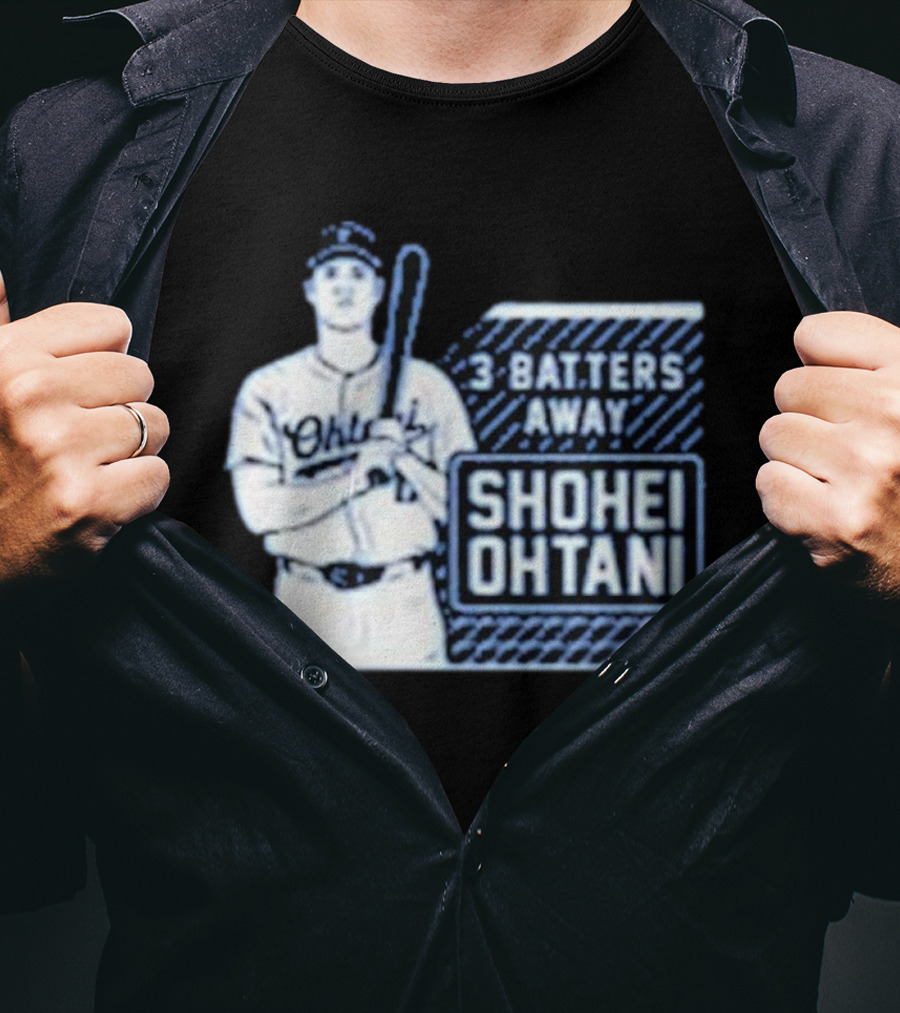 Shohei Ohtani 3 Batters Away Tracker T-Shirt