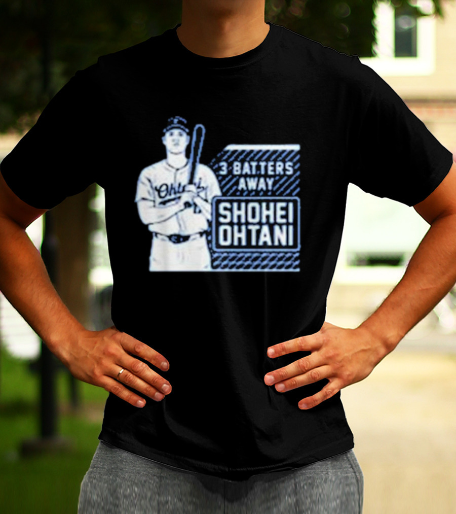 Shohei Ohtani 3 Batters Away Tracker T-Shirt