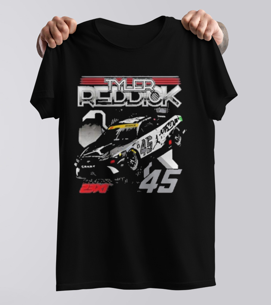 Tyler Reddick 23XI Racing 45 Car Jumpman Jordan Motorsports T-Shirt