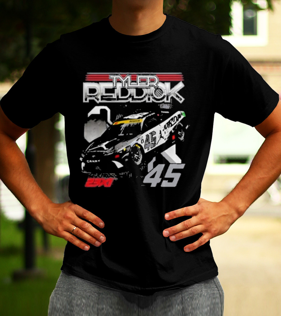 Tyler Reddick 23XI Racing 45 Car Jumpman Jordan Motorsports T-Shirt