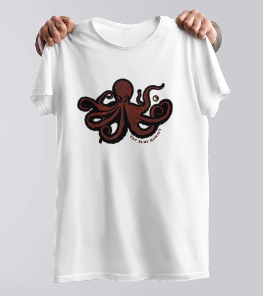 Octopus T&C Surf Hawaii Ocean Adventure T-Shirt