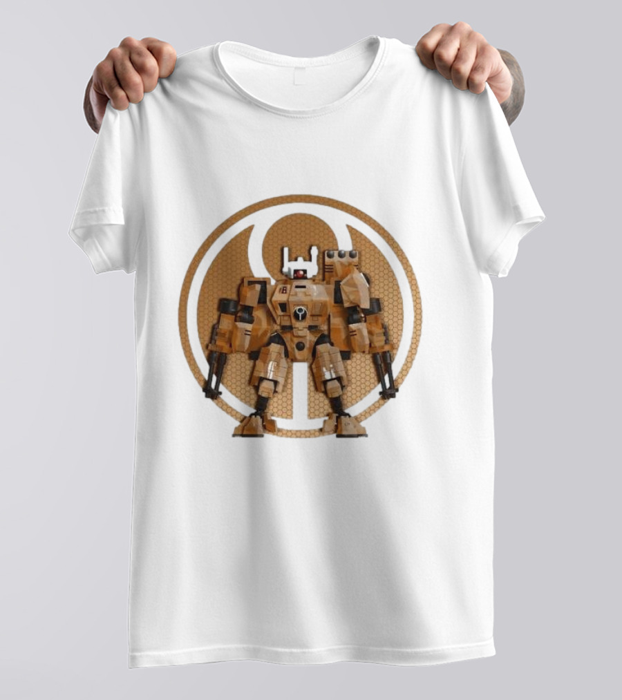 T’au Empire Crisis Battlesuit For The Greater Good Iconic Mecha T-Shirt
