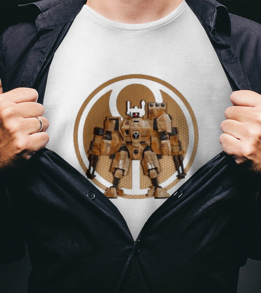 T’au Empire Crisis Battlesuit For The Greater Good Iconic Mecha T-Shirt