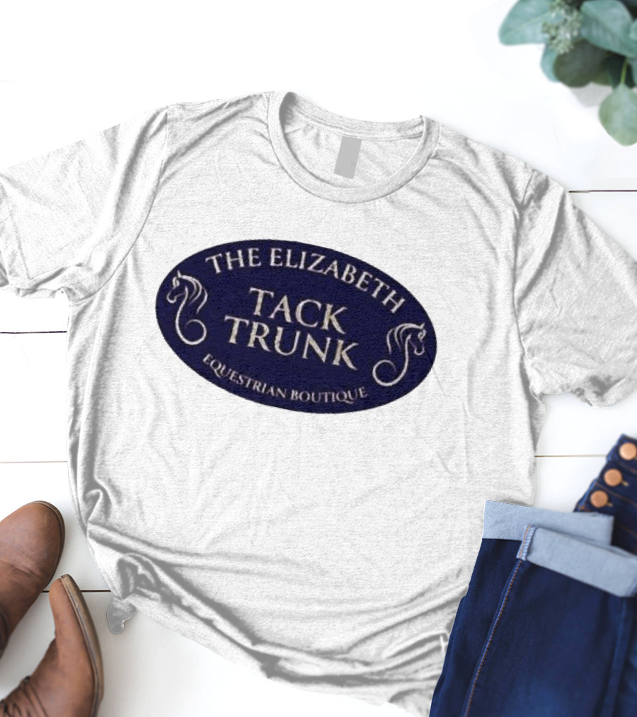 The Elizabeth Tack Trunk Equestrian Boutique Horse T-Shirt