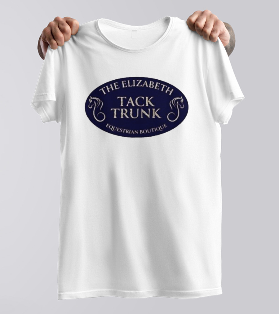 The Elizabeth Tack Trunk Equestrian Boutique Horse T-Shirt