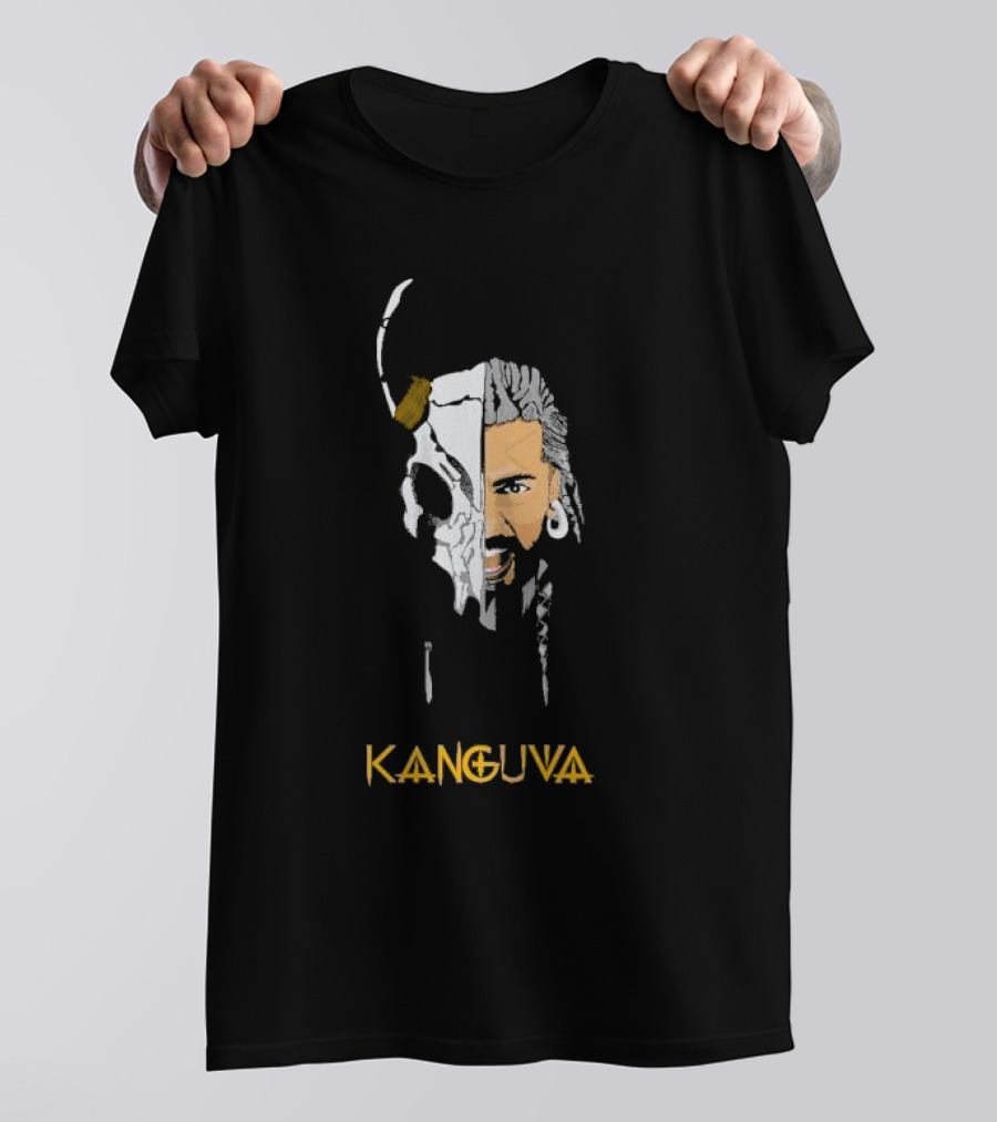 Kanguva Anbanafan Hunt Warrior Skull Fusion T-Shirt
