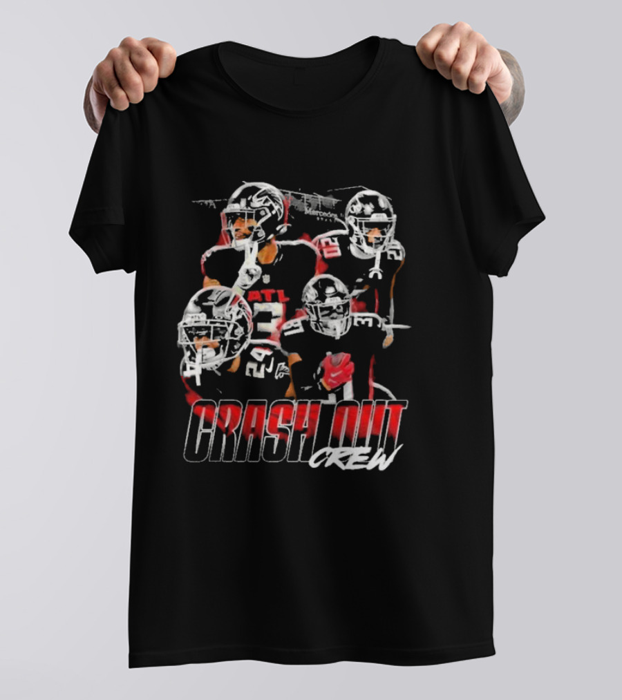 Atlanta Falcons Crash Out Crew Mercedes Benz Stadium Football Players T-Shirt