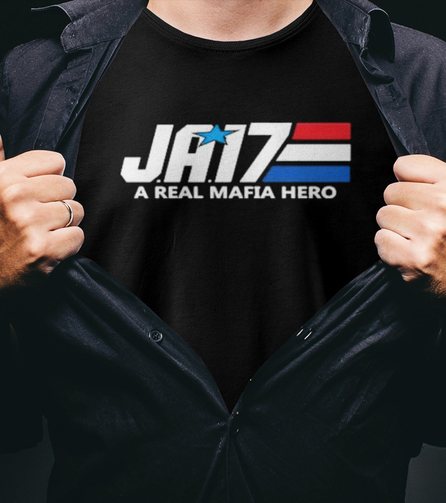 JA17 A Real Mafia Hero Star Stripes T-Shirt