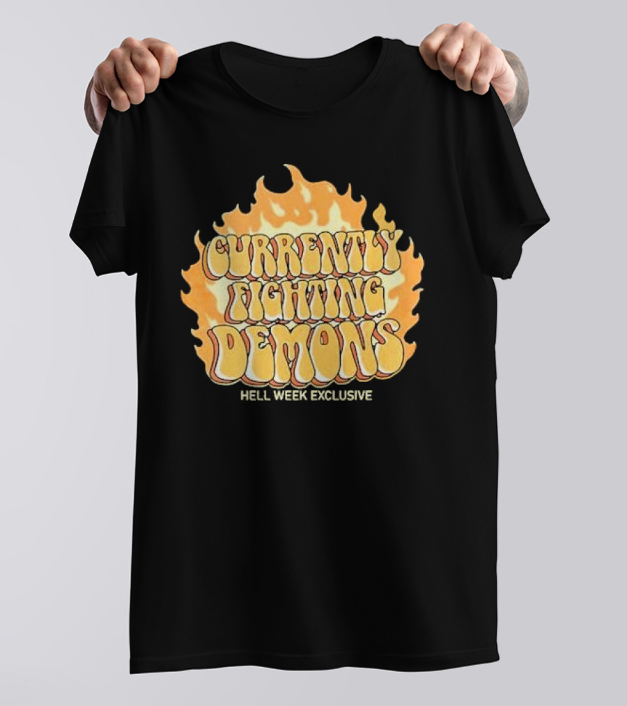 Currently Fighting Demons Hell Week Exclusive Xplr CFD T-Shirt