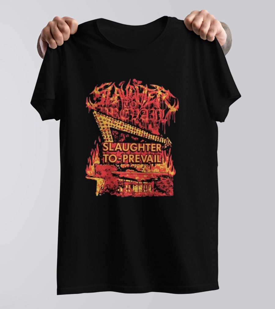 Slaughter To Prevail Flaming Diner Inferno T-Shirt