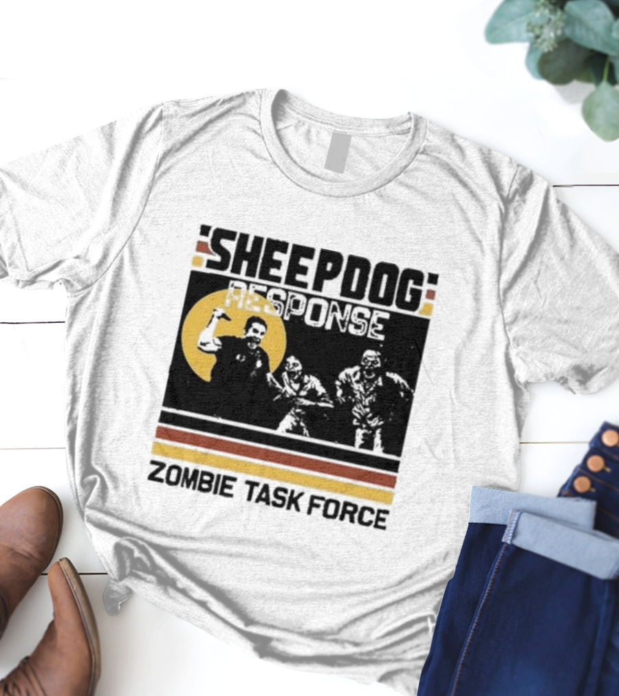 Tim Kennedy Sheepdog Response Zombie Task Force Team Badge T-Shirt