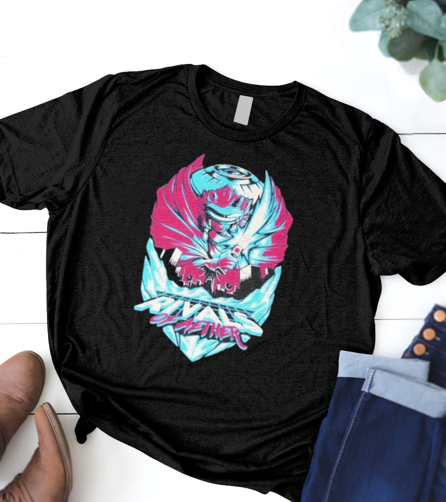 Rivals Of Aether 2 Clarien Vibrant Neon Wings T-Shirt