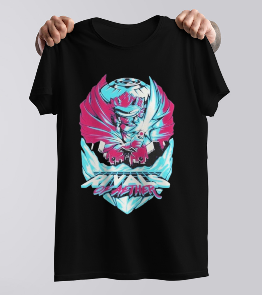 Rivals Of Aether 2 Clarien Vibrant Neon Wings T-Shirt