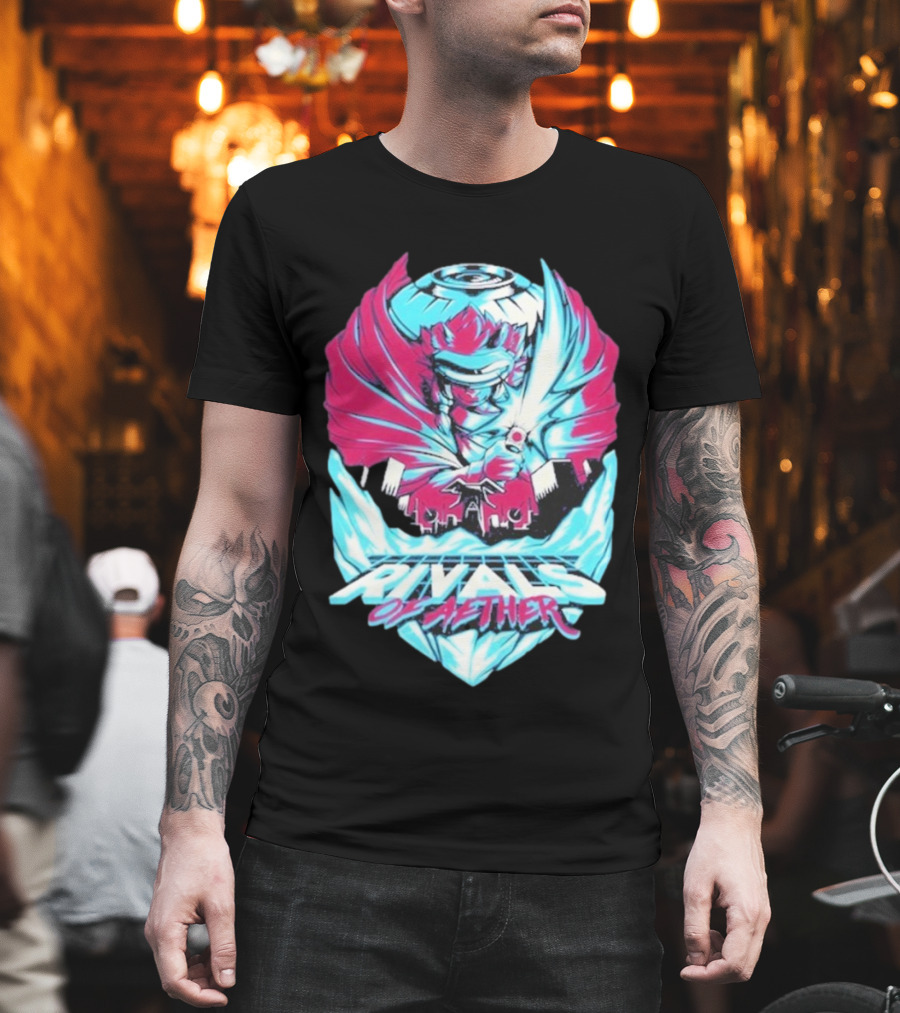 Rivals Of Aether 2 Clarien Vibrant Neon Wings T-Shirt