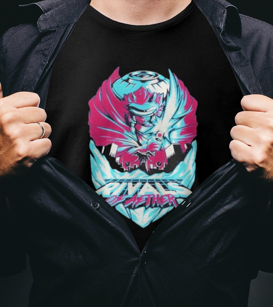 Rivals Of Aether 2 Clarien Vibrant Neon Wings T-Shirt