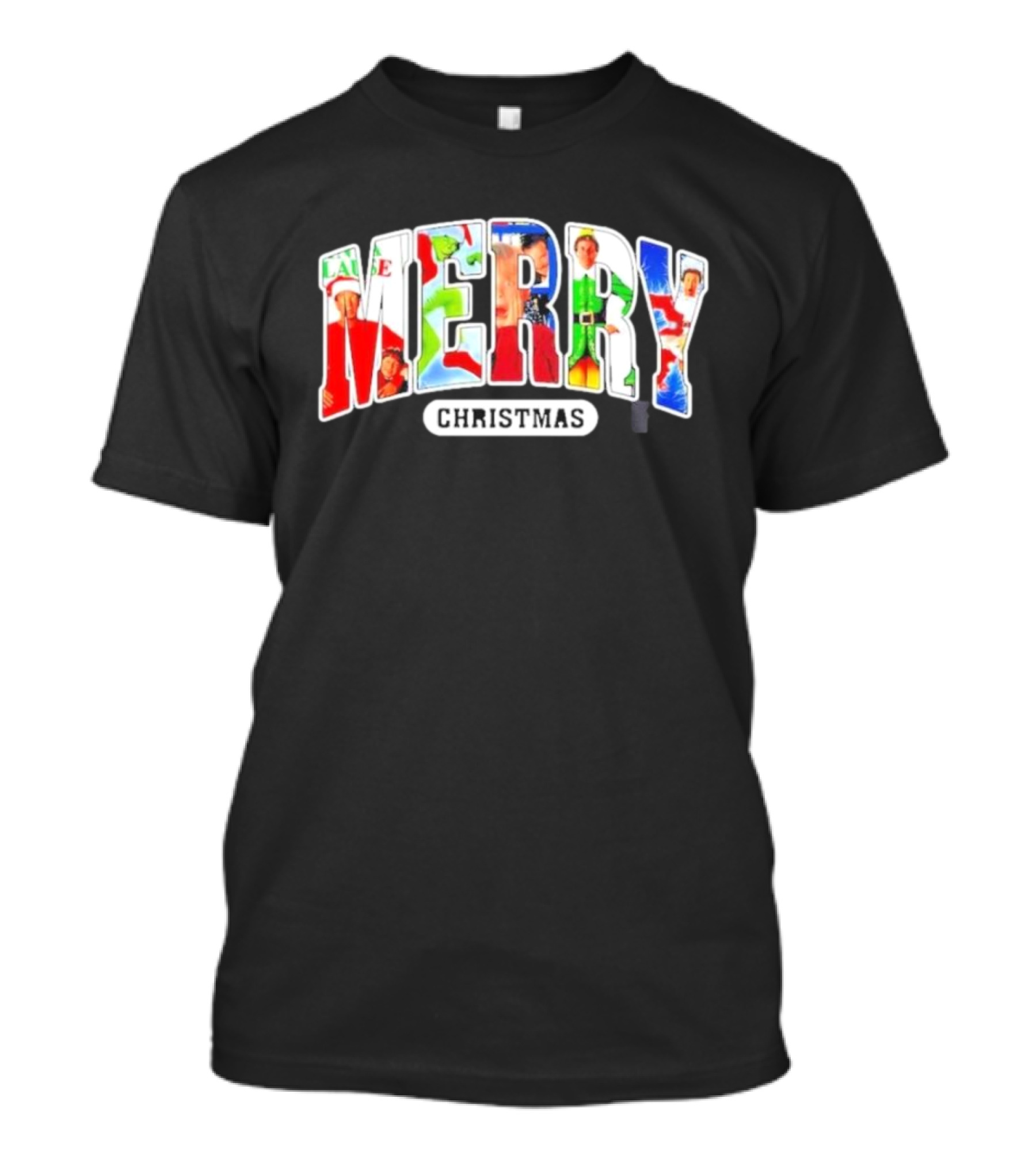Merry Christmas Home Alone Grinch 90s Movies T-Shirt