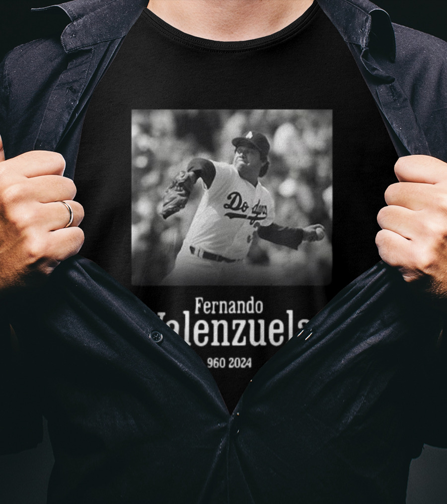Fernando Valenzuela Dodgers 960 T-Shirt