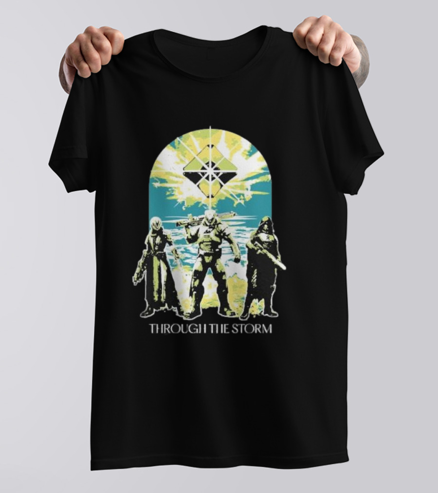 Through The Storm Destiny Guardians Trio Iconic T-Shirt