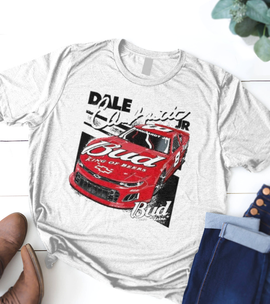 Dale Earnhardt Jr. Bud King Of Beers Chevrolet 9 Racing Car T-Shirt