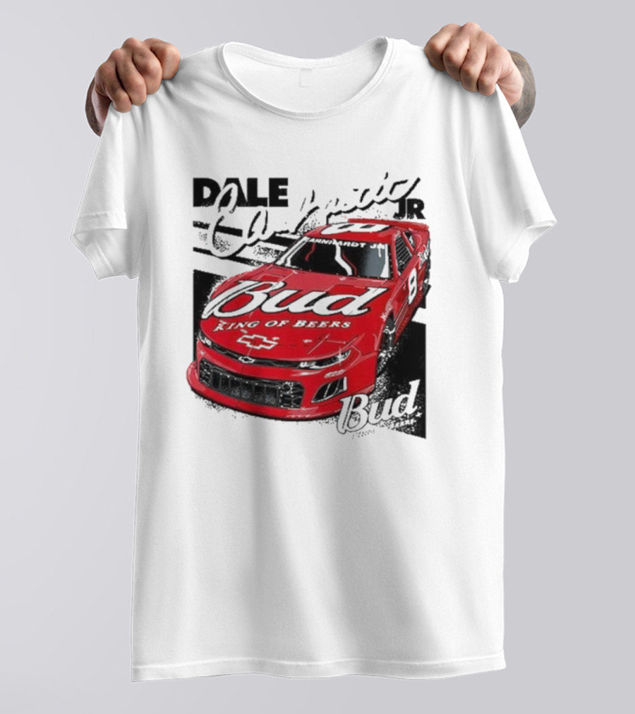 Dale Earnhardt Jr. Bud King Of Beers Chevrolet 9 Racing Car T-Shirt
