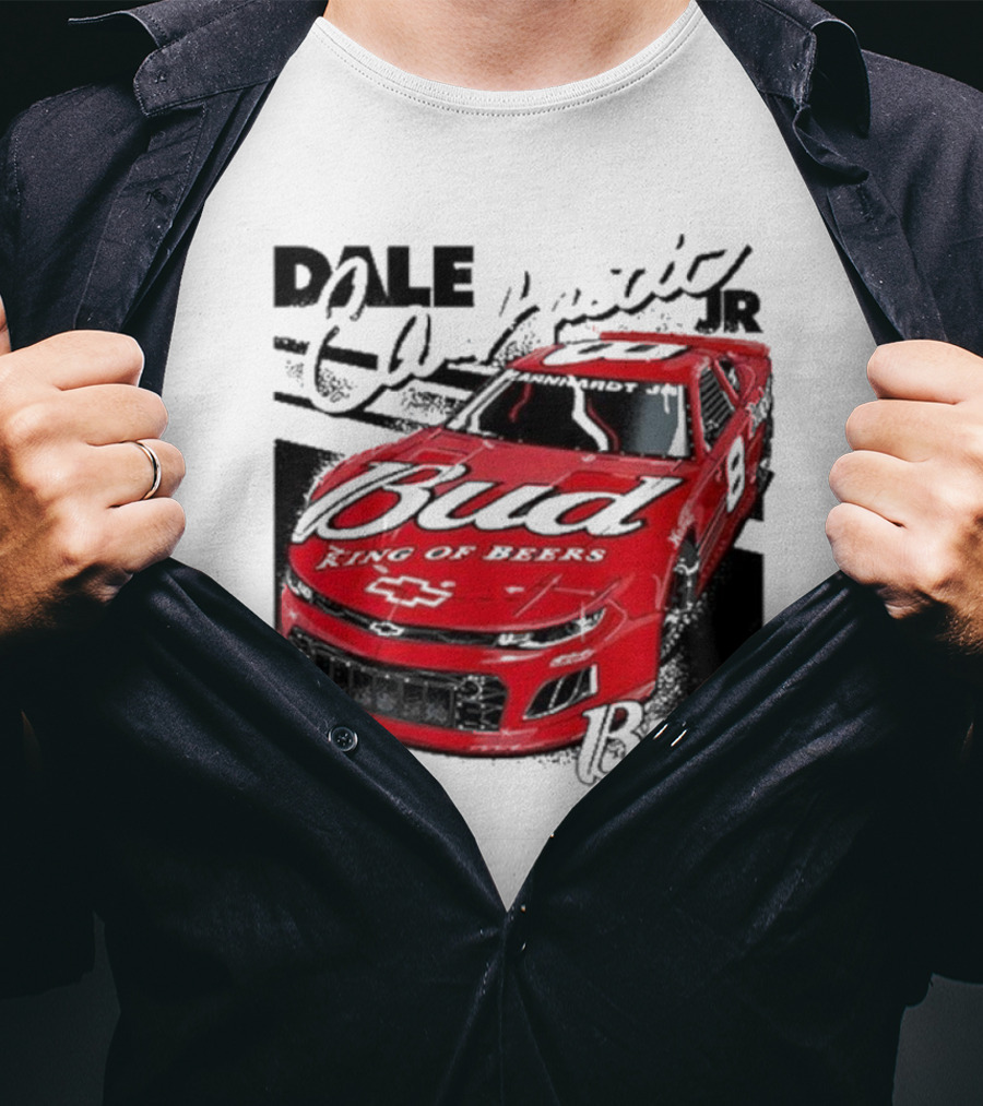 Dale Earnhardt Jr. Bud King Of Beers Chevrolet 9 Racing Car T-Shirt