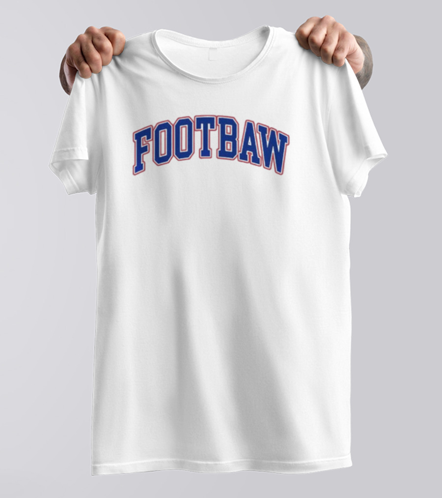 Footbaw Retro Sports Style Crewneck T-Shirt