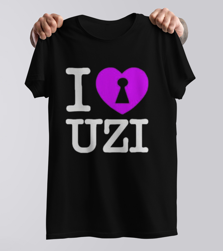 Eternal Atake 2 I Lock Heart Uzi I Love Uzi T-Shirt