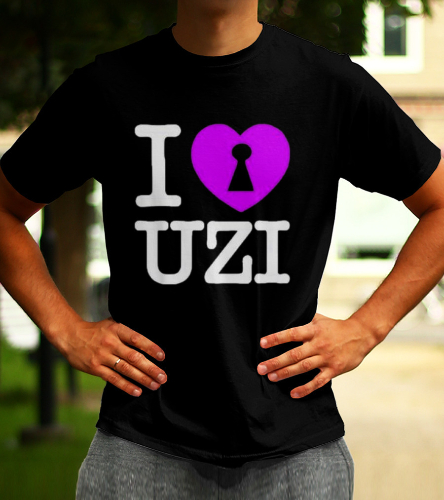 Eternal Atake 2 I Lock Heart Uzi I Love Uzi T-Shirt