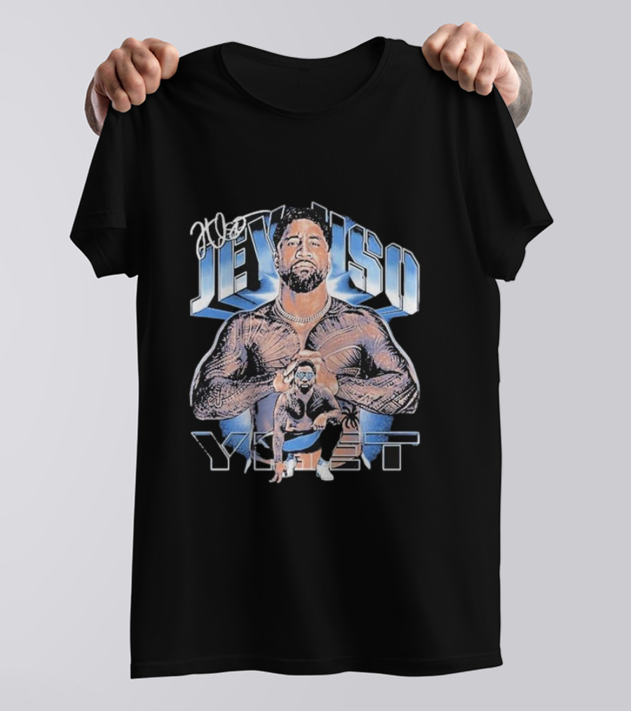Jey Uso Vintage Superstar Yezzy 500 Level T-Shirt
