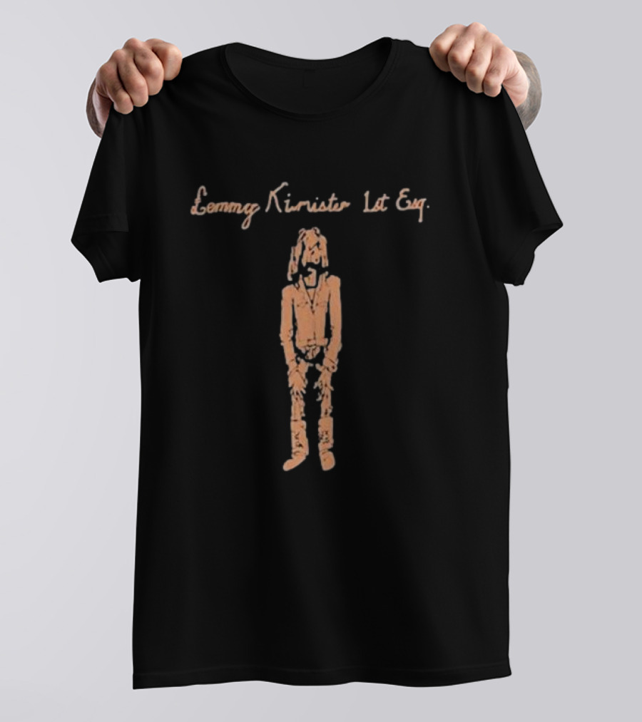 Lemmy Kilmister 1st Esq Original Doodle T-Shirt