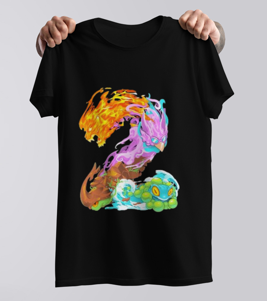 Rivals Of Aether 2 Elemental Creatures Number T-Shirt