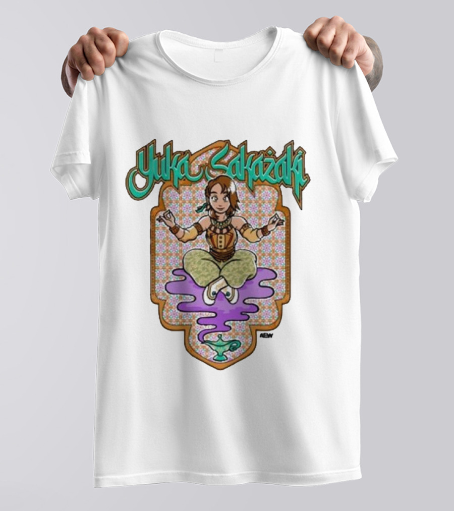 All Elite Wrestling AEW Yuka Sakazaki Floating Character T-Shirt