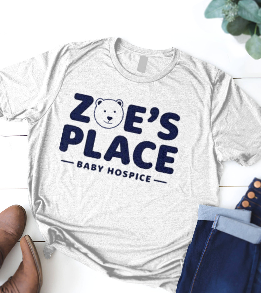 Chris Pajak Zoe’s Place Baby Hospice Charity Logo Bear T-Shirt