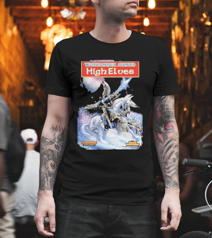 Warhammer Armies High Elves Games Workshop Supplement T-Shirt