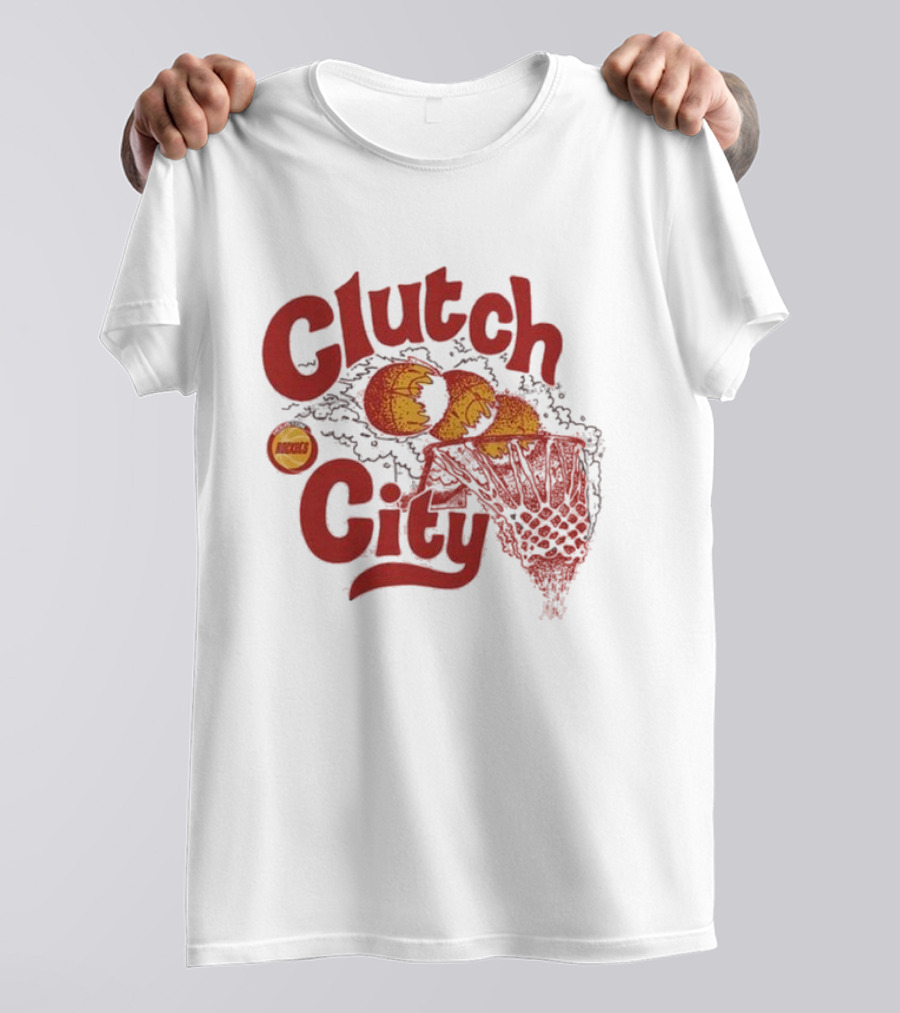 Houston Rockets Clutch City Nostalgia Burst Basketball Net T-Shirt