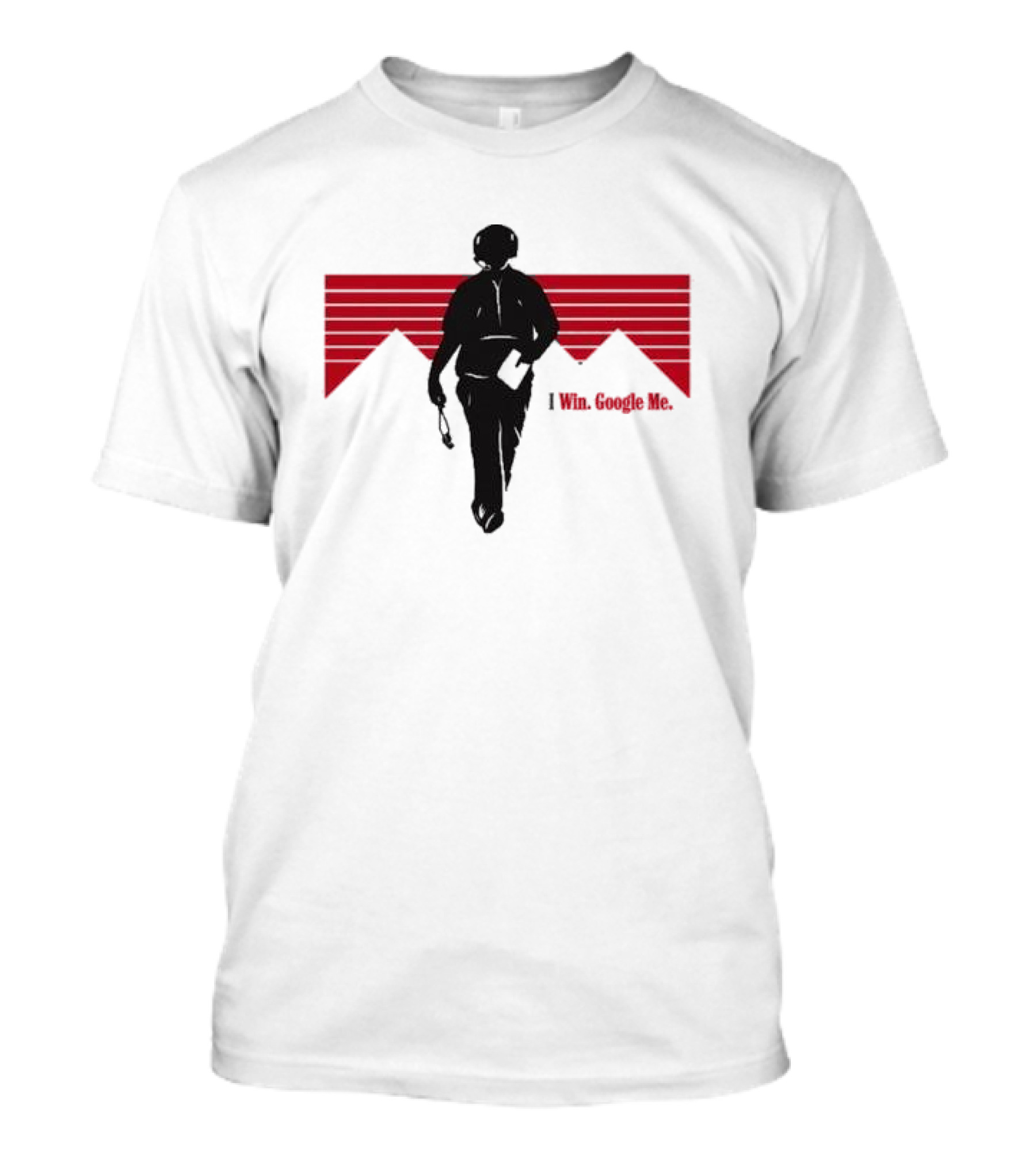 I Win Google Me Barstool Stool Scenes Dave Portnoy Walk Red Lines T-Shirt