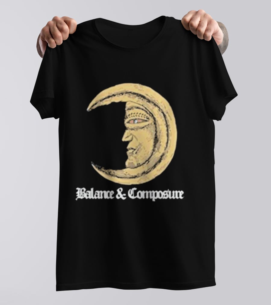 Balance And Composure Moon Face T-Shirt