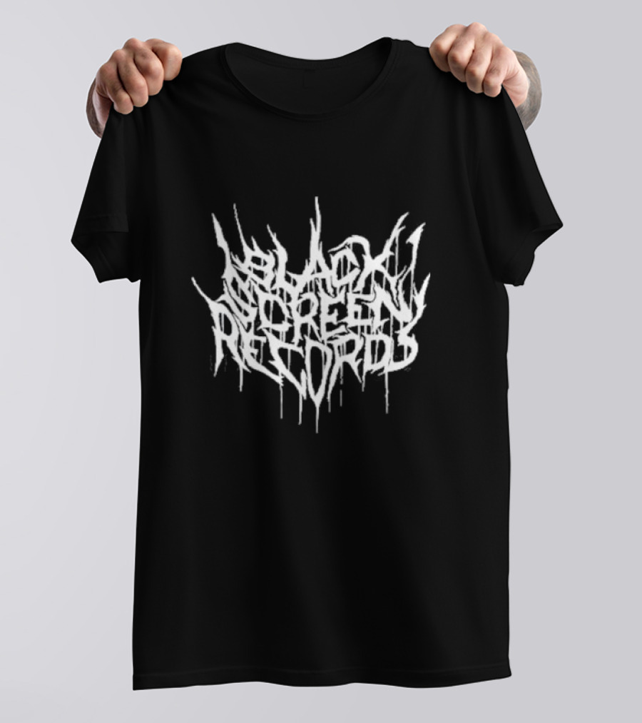 Black Screen Records BSR Black Metal T-Shirt