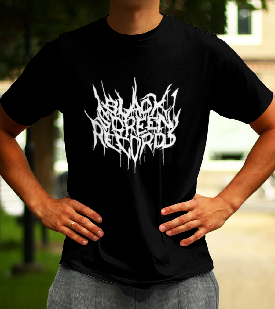 Black Screen Records BSR Black Metal T-Shirt