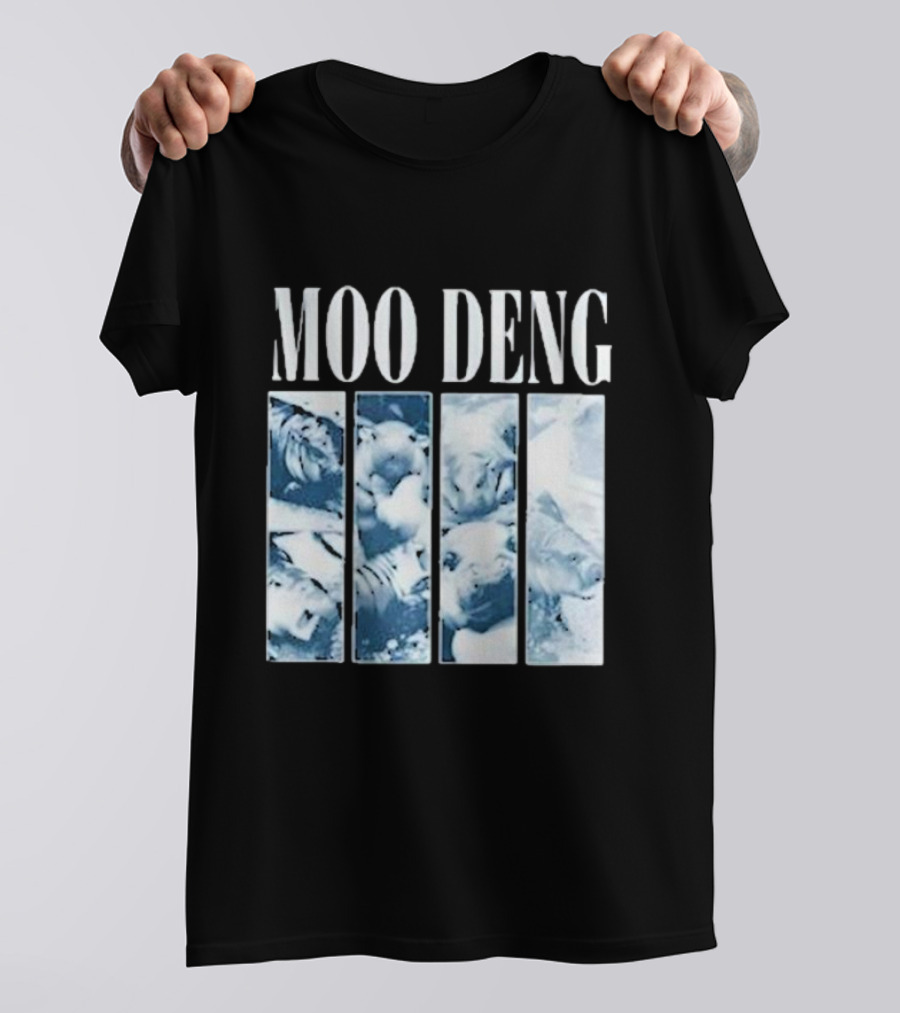 Moo Deng Blues Bootleg Pygmy Hippo T-Shirt