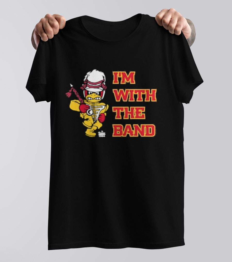 Cyclone Fanatic I’m With The Band Marching Band Cy 1984 T-Shirt