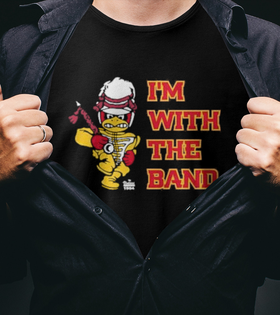 Cyclone Fanatic I’m With The Band Marching Band Cy 1984 T-Shirt